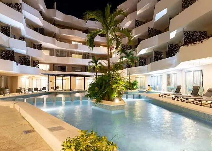 Quiet Pool-view 1br Near 5th Avenue Dom wakacyjny Playa del Carmen