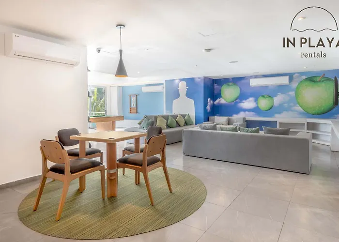 Quiet Pool-view 1br Near 5th Avenue Playa del Carmen